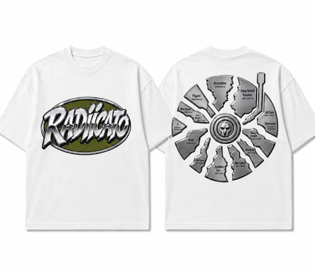 Radiicato "Broken Record" Architectural Drape Tee